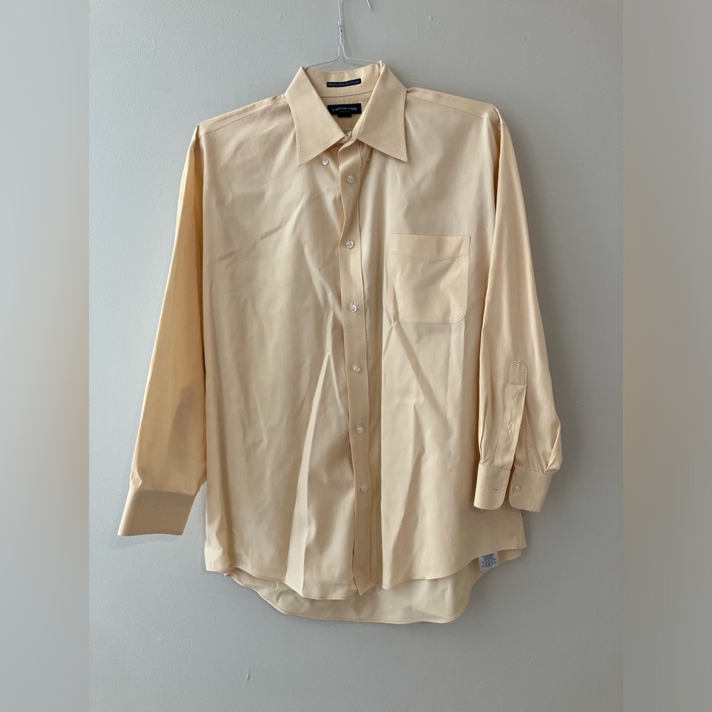 Yellow Land’s End Men’s Button Down Shirt